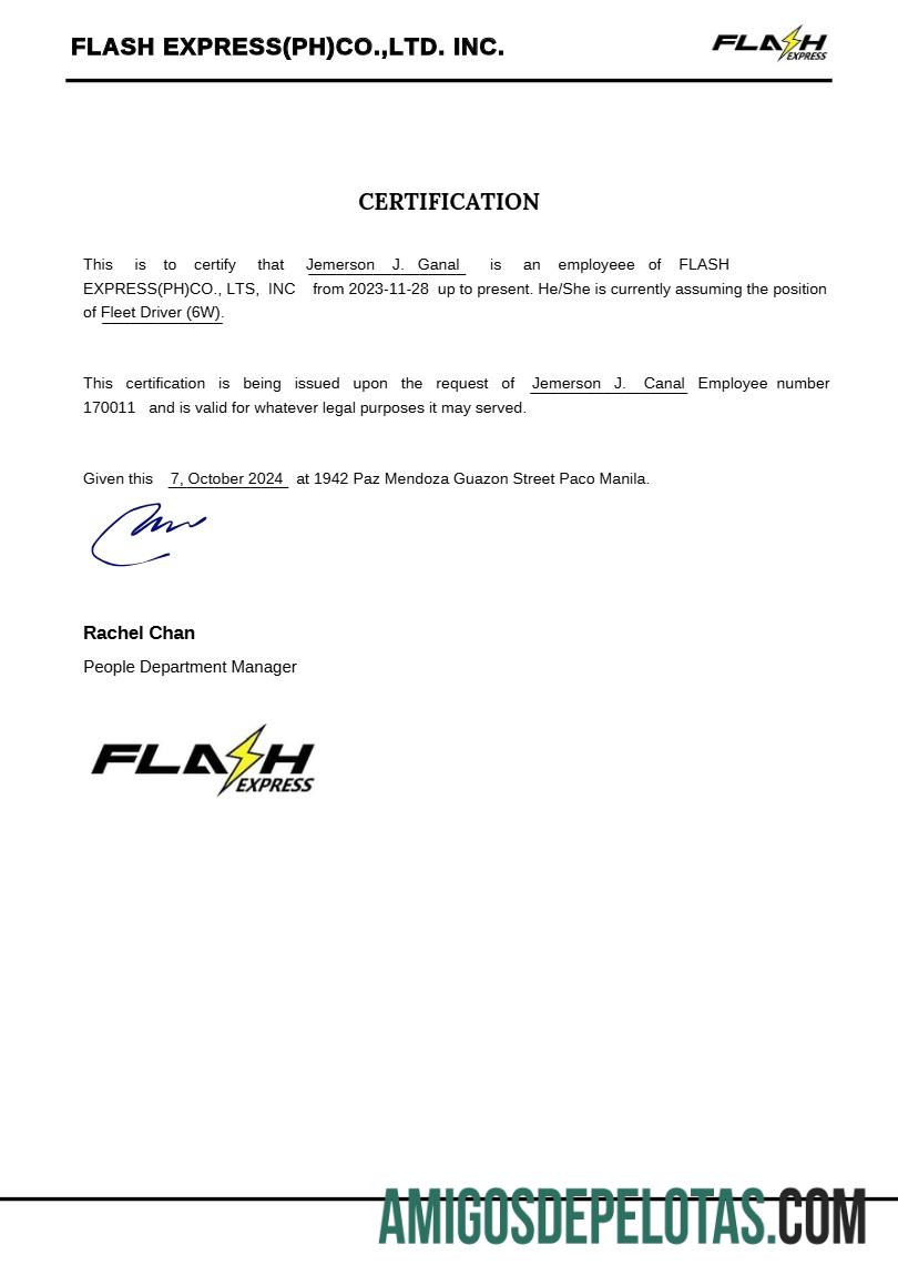 Em branco Modelo de recibo de pagamento da Flash Express Co. em formatos Word e PDF.pdf, 1